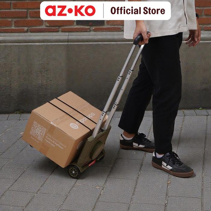 Gambar AZKO Maxbuilt Troli Barang Lipat Sport 50 kg - Hijau Hand Truck Sport Troli Outdoor Camping dari AZKO ID Kota Administrasi Jakarta Barat Tokopedia