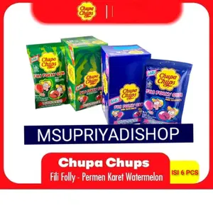 Chupa Chups Filli Folly CC Fili Folly 6x11gr  permen karet isi 6 pcs / box Gum1