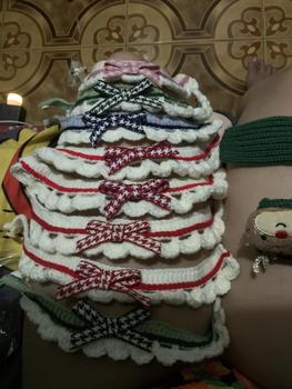 Product Review of Cat collar, dog collar, woven collar, handmade knitted wool collar, pet scarf accessory, cat neck collar from B**_ 0
