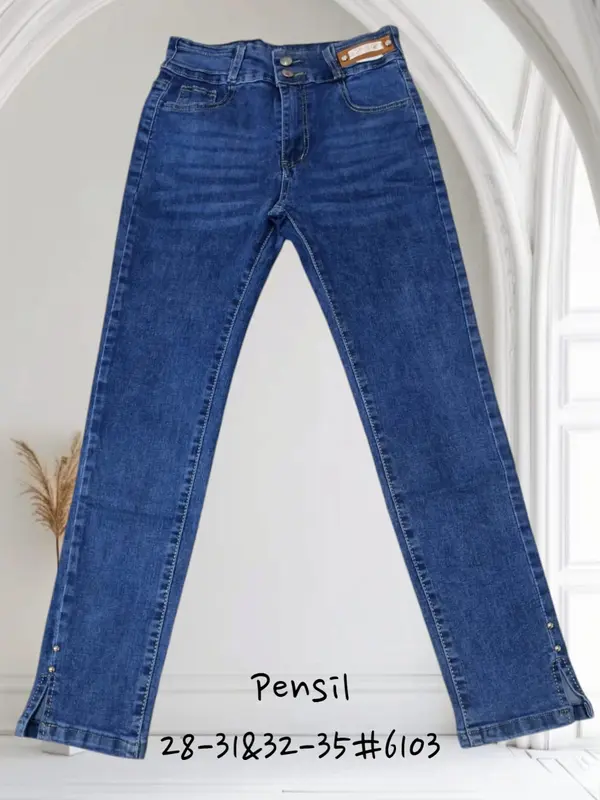 Celana Jeans Pencil HW Kode 6103 Premium Wanita 0