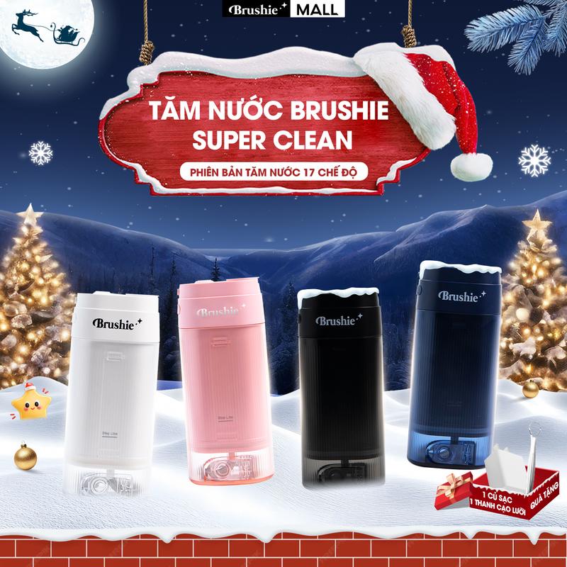 MUA 1 TẶNG 3 Tăm nước SuperClean 4 màu sắc cá tính nhỏ gọn tiện lợi hỗ trợ làm sạch hiệu quả BẢO HÀNH 12 THÁNG + TẶNG 1 CỦ SẠC+ 1 THANH CẠO LƯỠI