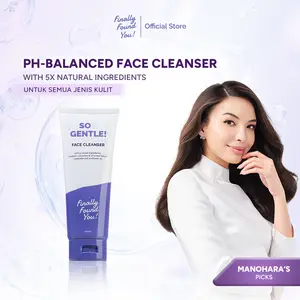 [Manohara's Pick] Finally Found You! SOY GENTLE! Face Cleanser - 2in1 Makeup Remover dan Sabun Cuci Muka pH-Balanced Cleansing Untuk Semua Jenis Kulit 100mL