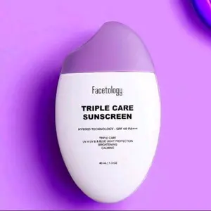 Suncreen Facetology Triple Care SPF 40 PA+++ Perawatan Wajah - Facial