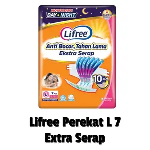 lifree popok perekat dewasa M8 L7 XL6