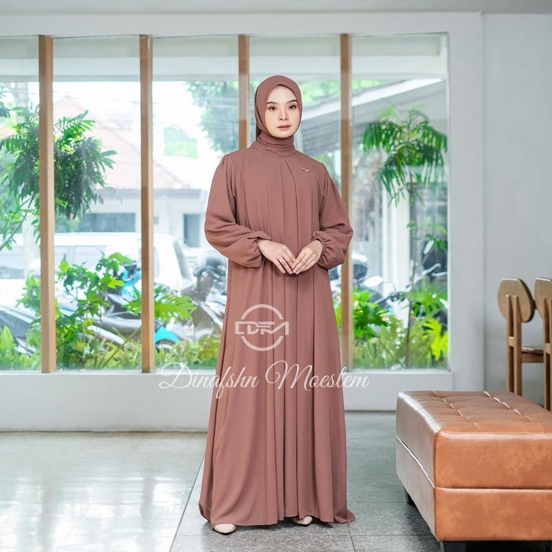 DFM - Jasmine Set Gamis Abaya Wanita Terbaru - Ceruty 3