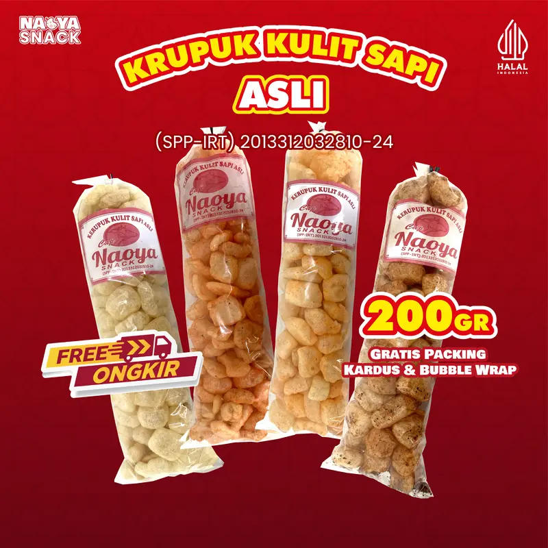 RAMBAK KULIT SAPI ASLI 200GRAM DOROKDOK CEMILAN 0