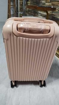 Product Review of NEP Luggage Striped 20/24 inche Unbreakable Hard Case Waterproof Lightweight Suitcase 4 Wheels 360 Rotation TSA Combination Lock Travel Trunk Carry on Boardable Adult Trolley vanwalk box bash manila  waterproof password lock luggage from I**y S** 0