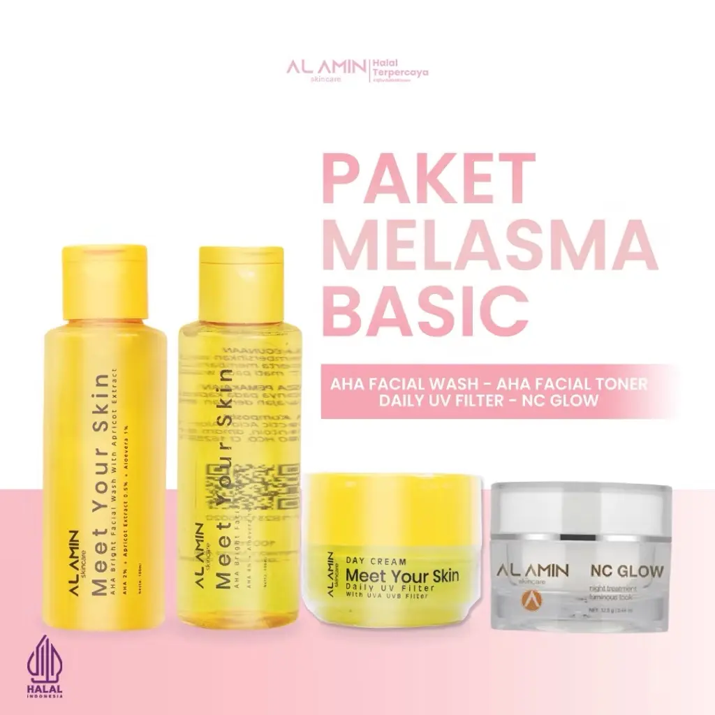 AL AMIN SKINCARE Paket Flek Hitam Plus Serum Flek Ampuh