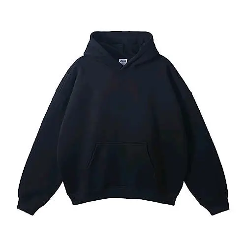 Hoodie boxy polos unisex pria - wanita high quality 3
