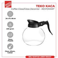 Gambar Coffee Glass / Glass Decanter RESTOMART Kaca (2363012) (F3) dari Restomart Kitchen Solution Kota Administrasi Jakarta Pusat 1 Tokopedia