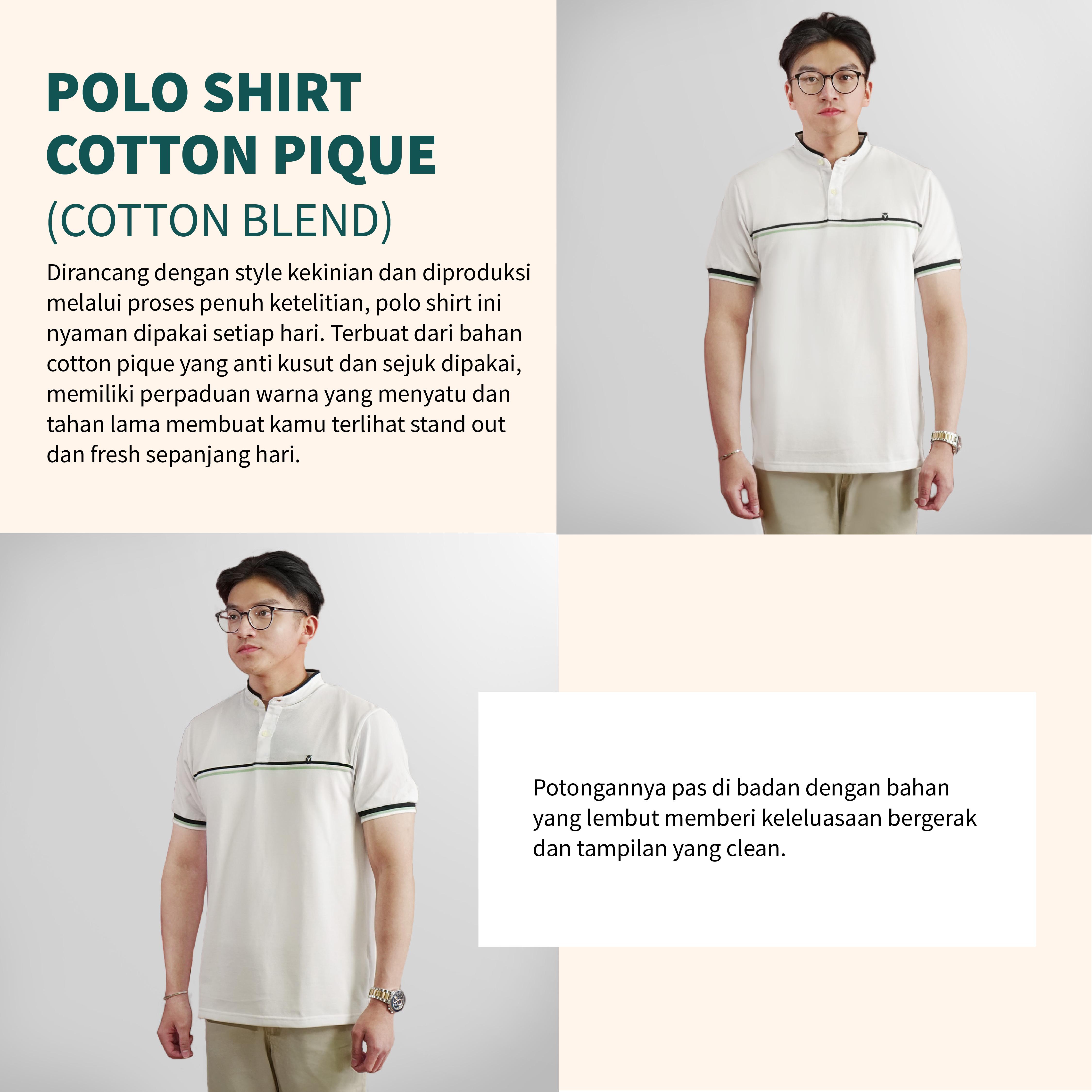 Matsuda Shibukawa White kaos polo koko pria kragh shanghai