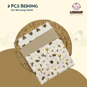 Bedong Bayi Pernel Newborn Selimut Karakter Hewan