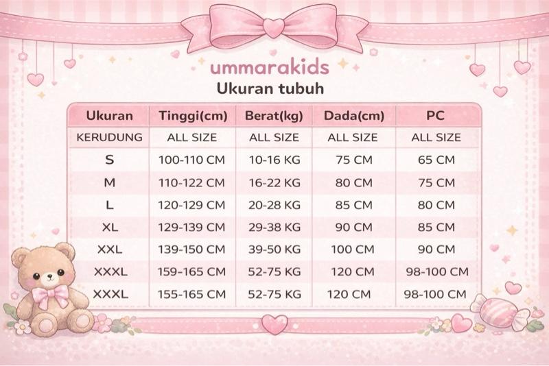 Setelan ummarakids bahan 100% cotton khusus co LIVE