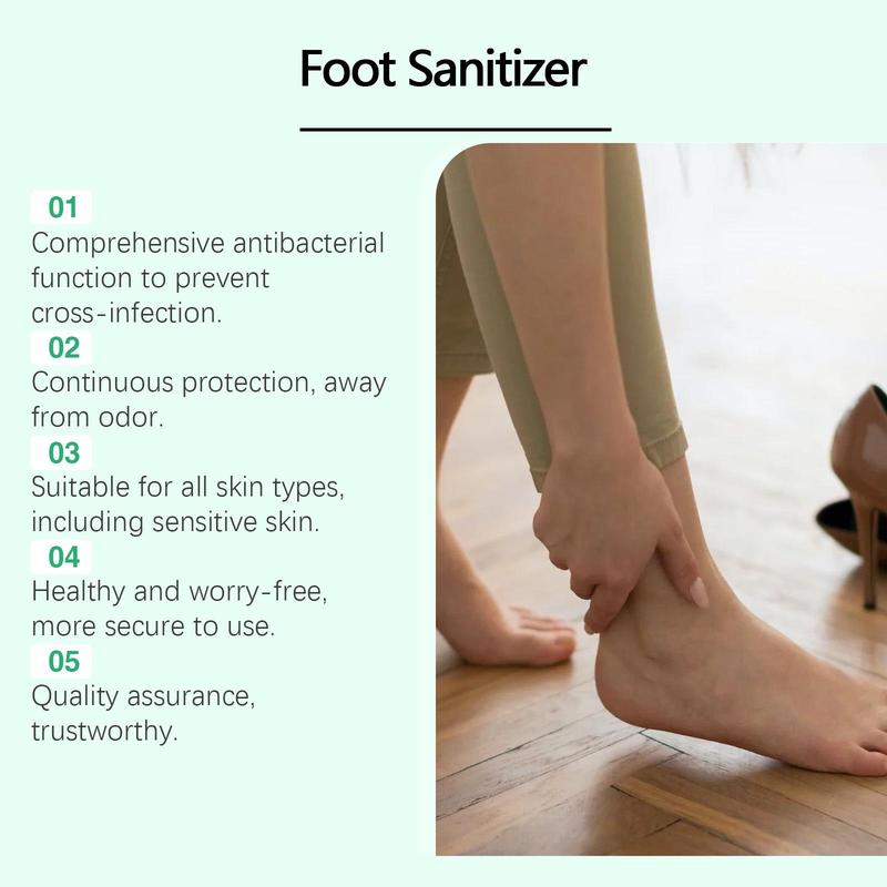 Tea Tree Oil Foot Sanitizer Spray, 1/2 Boxes Hydrating Foot Care Spray, Gentle Foot Care Products for Men & Women 4