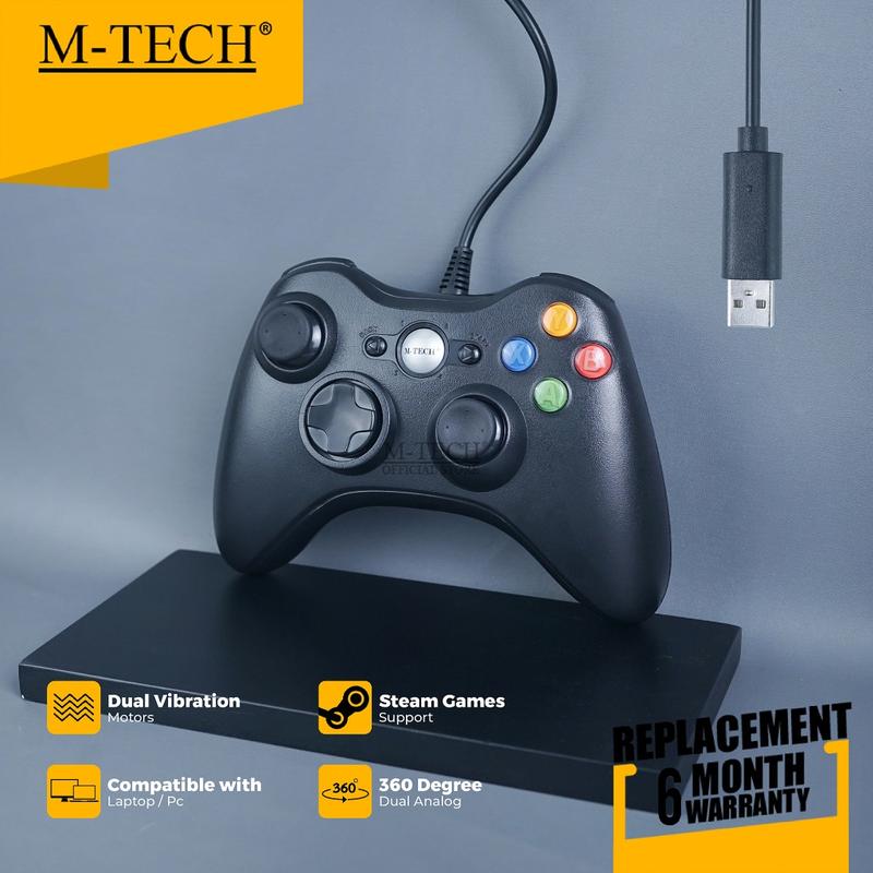 M-Tech Joystick Gamepad Single Model Xbox for PC Laptop HS-USB122 3