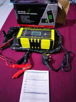 Product Review of 12V/24V Car Battery Charger 8A Smart Touch Screen Pulse Repair Fast Charging - Universal for Cars and Motorcycles Pengecas Bateri Kereta Motorsikal Restore Full Automatic Car Battery Charger Pengecas Bateri Kereta Moto from l**0 1