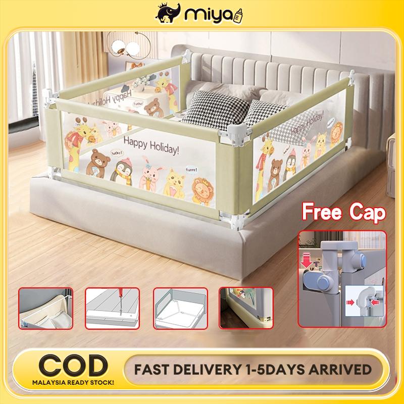 [Upgrade]COD Baby Bed Fence Adjustable Height Baby Queen Bed Fence Pagar Baby Safety Anti-fall Safety Penghadang Katil Bayi
