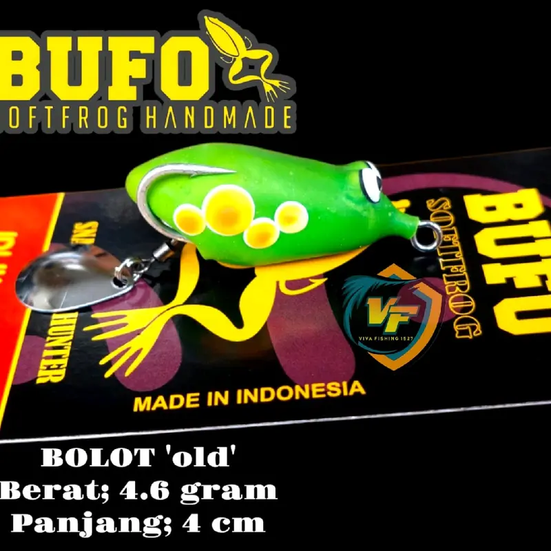 Bufo softfrog bolot OLD + lure + soft frog + casting + umpan pancing + umpan gabus + umpan casting + bufo 5