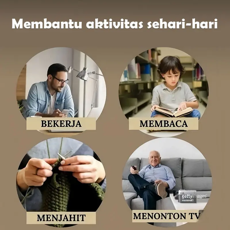 【Beli 1 Gratis 2】Kacamata baca multifungsi (bisa untuk membaca dan dipakai di luar), model trendi dan kekinian, lensa bifokal anti silau & anti radiasi, uniseks, penglihatan lebih jelas, cocok untuk usia 30–70 tahun 1