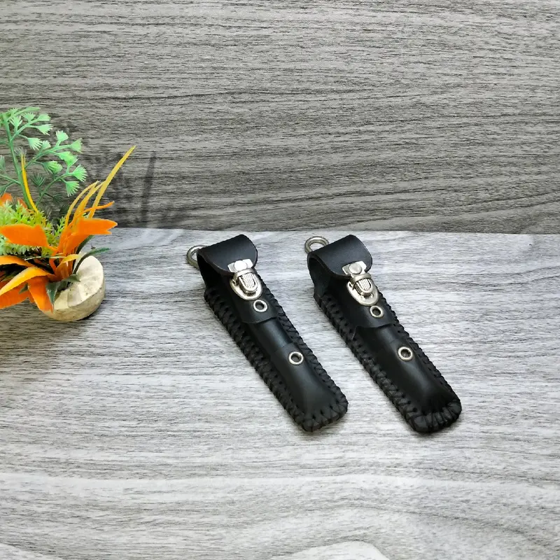 Sarung Kulit Pipa Aksesoris Pria Untuk Wadah Pipa Hitam 2