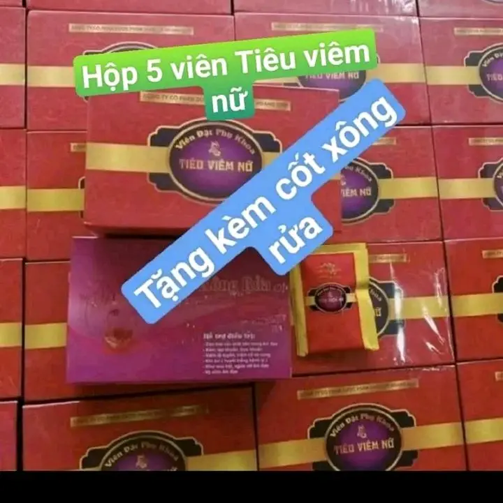 1 hộp thảo mộc đông y tiêu v.iêm nữ hoàng sơn chai kháng viêm