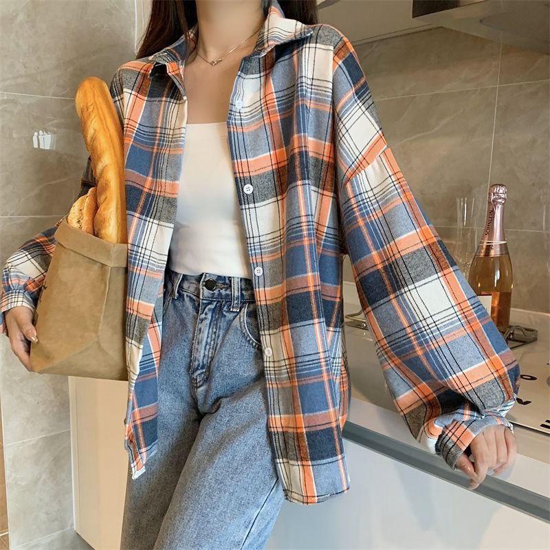 Product Introduction of Áo Sơ Mi Độc Đáo, Phong Cách Hàn Quốc, Cao Cấp, Thiết Kế Đẹp, Dành Cho Nữ, Thích Hợp Cho Mùa Xuân 2023, Phong Cách Cổ Điển Pháp, Dễ Phối Đồ, Áo Khoác Sơ Mi Kẻ Sọc Dáng Rộng 24