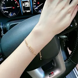 Gelang serut wanita titanium cantik GLX018