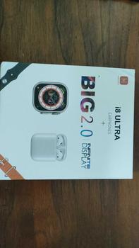 Product Review of [BELI 1 DAPAT 4] JAM SMARTWATCH I8ULLTTRA 2 TALI -TWS- JAM TANGAN FASHION - PELACAK KALORI - PELACAK DENYUT JANTUNG from A**) 2