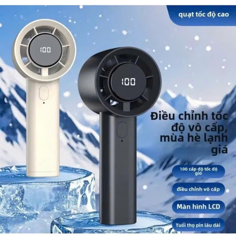 [Loại 1-Tặng sticker ]Quạt Mini Cầm Tay Có Thể Sạc Lại, Cầm Tay ...