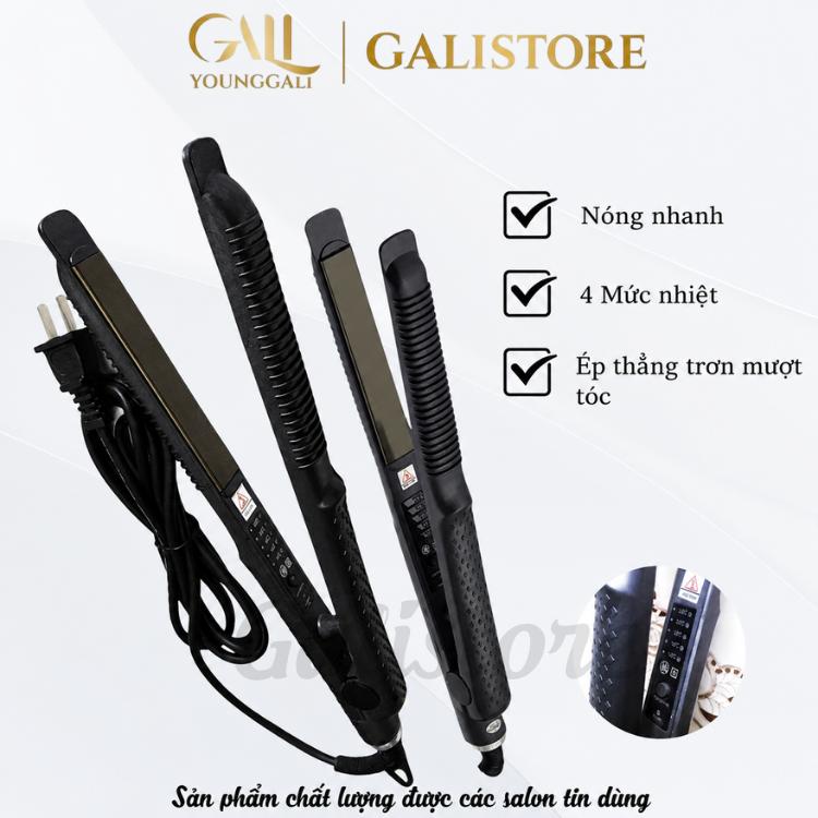 Máy uốn duỗi đa năng-lưỡi thẳng (5 mức nhiệt) Uốn Tóc Máy Uốn Tóc PL-701, Galistore