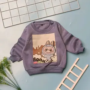 Sweater Fleece Bayi Labubu, Mickey dan Bear bayi usia 0-12 bulan