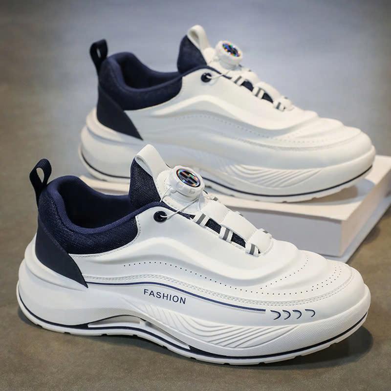 Giày sneaker nam LAKINTA giày thể thao nam nút vặn đế cao su GN79