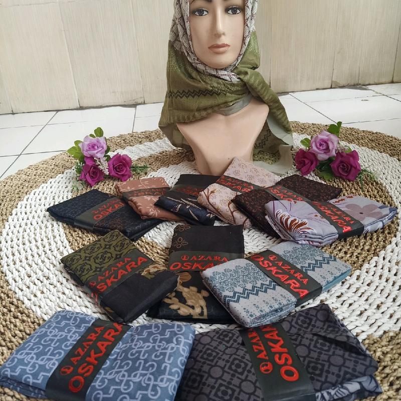 hijab segi 4 motif dan warna pilihan , setiap motif  1 warna 0