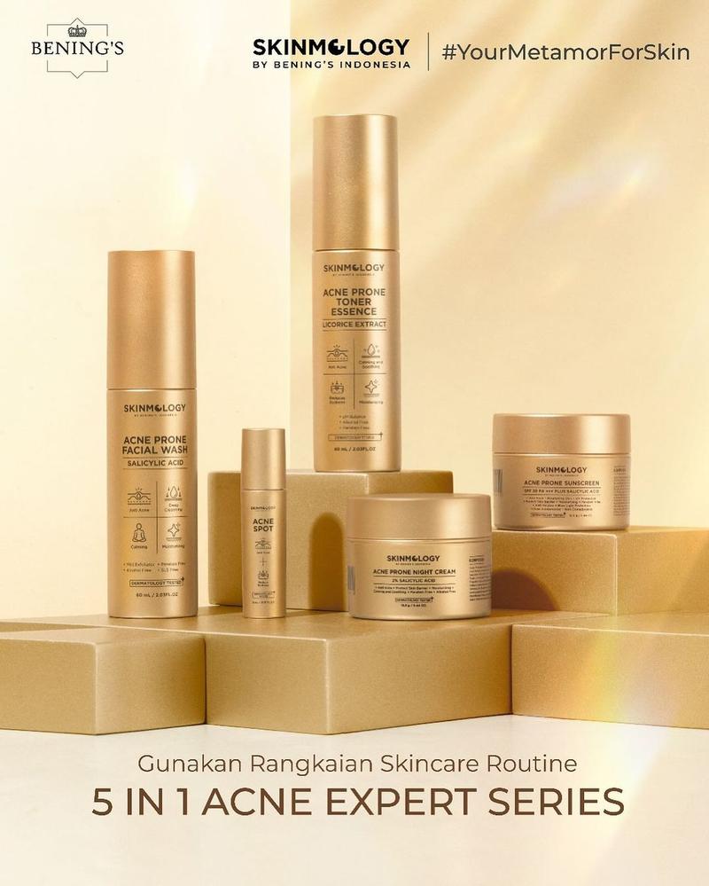 Product Introduction of [DAPAT 6] Paket Acne Prone Expert Series Skinmology by Bening's Indonesia Exclusive Mencerahkan Untuk Kulit Wajah BerjerawatPOM NA18231208780 Hydrating Perawatan Berminyak 0