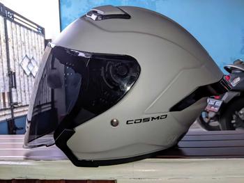Product Review of HELM HALF FACE HKM COSMO TERBARU FREE SPOILER HELM DEWASA PRIA WANITA SNI KEKINIAN BISA COD MURAH from R**r 0