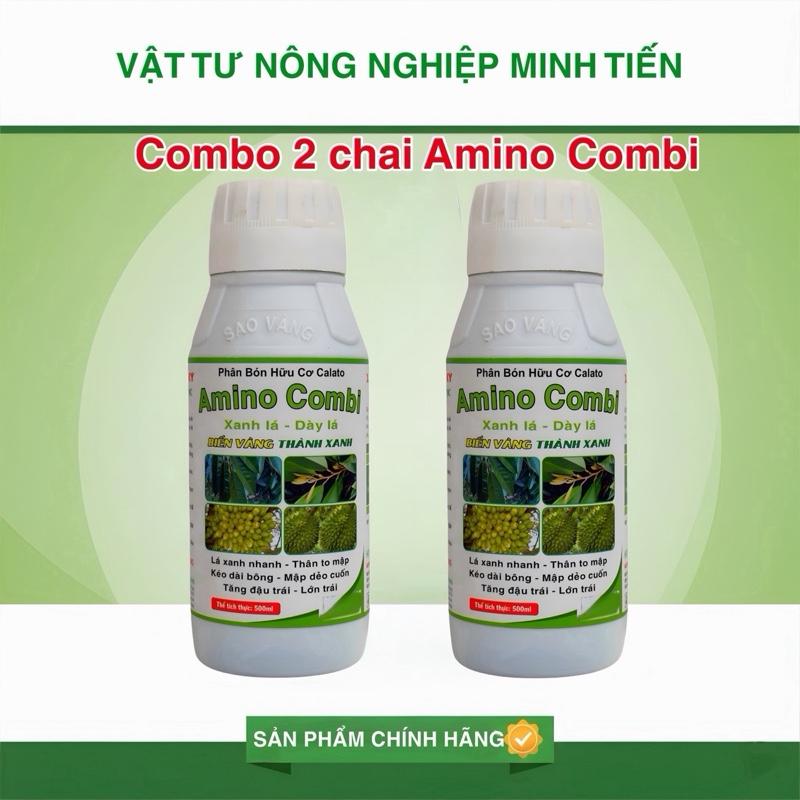  Combo 2 chai Phân Bón Lá Amino Combi chai 500ml 