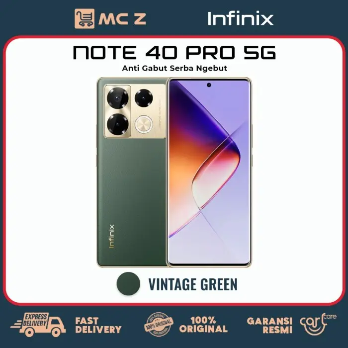 [Exclusive BaimWong] Infinix Note 40 Pro 5G 8/256 Garansi Resmi 2