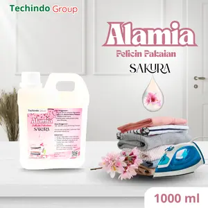 ALAMIA 3in1 Pewangi Setrika Dan Pelicin Pakaian 1 Liter Wangi Menyegarkan & Tahan Lama Pada Kain Pakaian