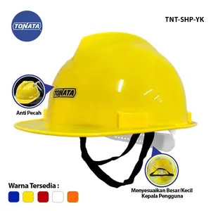Safety Helmet Tonata / Helm Proyek Include Inner Ring / Helm Kerja Kuning