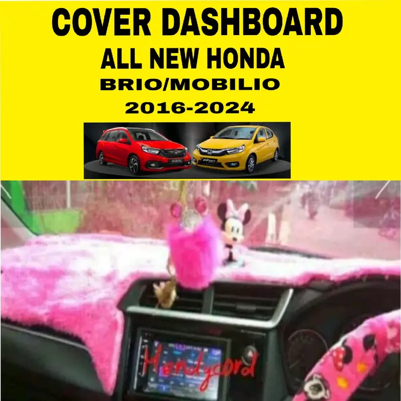 Karpet Bulu Alas Dashboard All New Honda Brio, Mobilio 2016-2024 Car 1