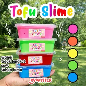 Slime Tofu 200ml / Slime Termurah Tiktokshop / slime murah - slime bandar lampung