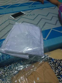 Product Review of Baju Seragam Sekolah OSIS Putih SMP SMA Lengan Panjang Anak Laki Laki Perempuan Wanita, Fashion Bordir from Tokopedia customer review 0