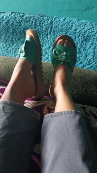 Product Review of 2222-52 ALLINA SOFIYA ORI SANDAL FLAT WANITA CEWEK MEWAH ELEGANT TINGGI 2CM TERBARU KEKINIAN from a**y a**a 1