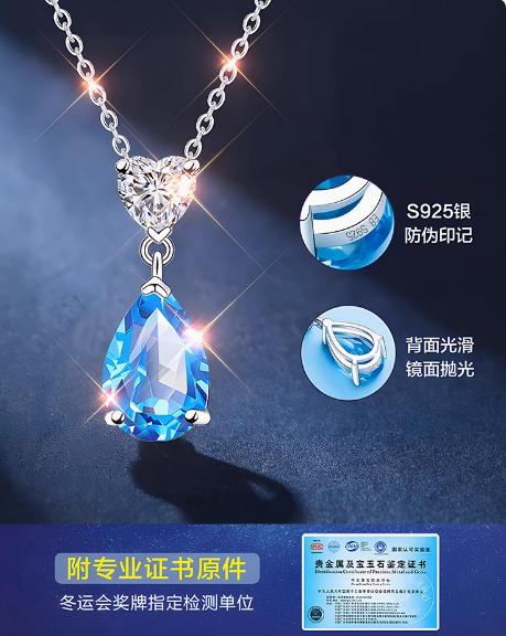 sliver plated gold unisex  semiprecious stone necklaces & pendants 2