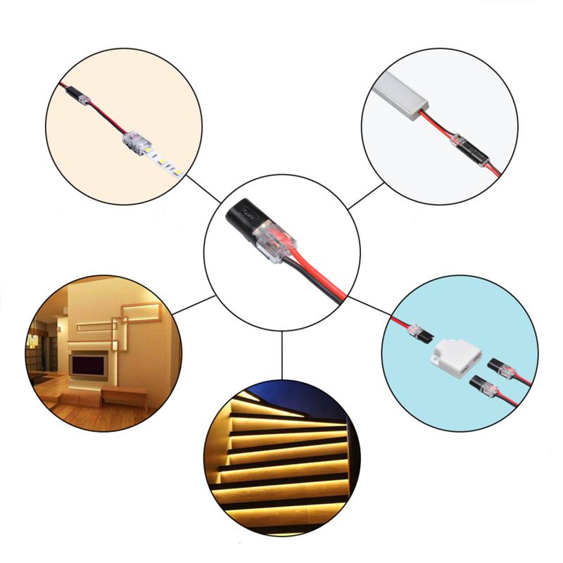 Product Introduction of 10pcs 2 Pin Way Plug Wire Cable Snap Connectors Car Waterproof Electrical Connector Strip Terminal Connection Clamp 36