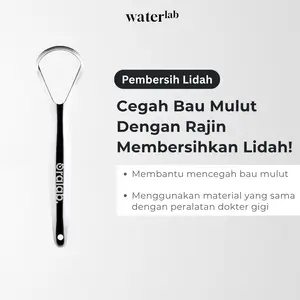 Oralab Pembersih Lidah Stainless Steel Tongue Scraper Pembersih Kotoran Mulut