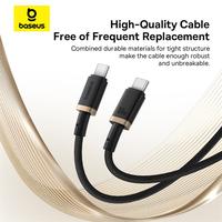 Gambar KABEL DATA CHARGER PD 100W TYPE-C TO TYPE-C BASEUS DURA SERIES CHARGER SUPER FAST CHARGING CHARGE POWER DELIVERY DATA CABLE - 2M dari KoboiTech Kota Administrasi Jakarta Utara 4 Tokopedia
