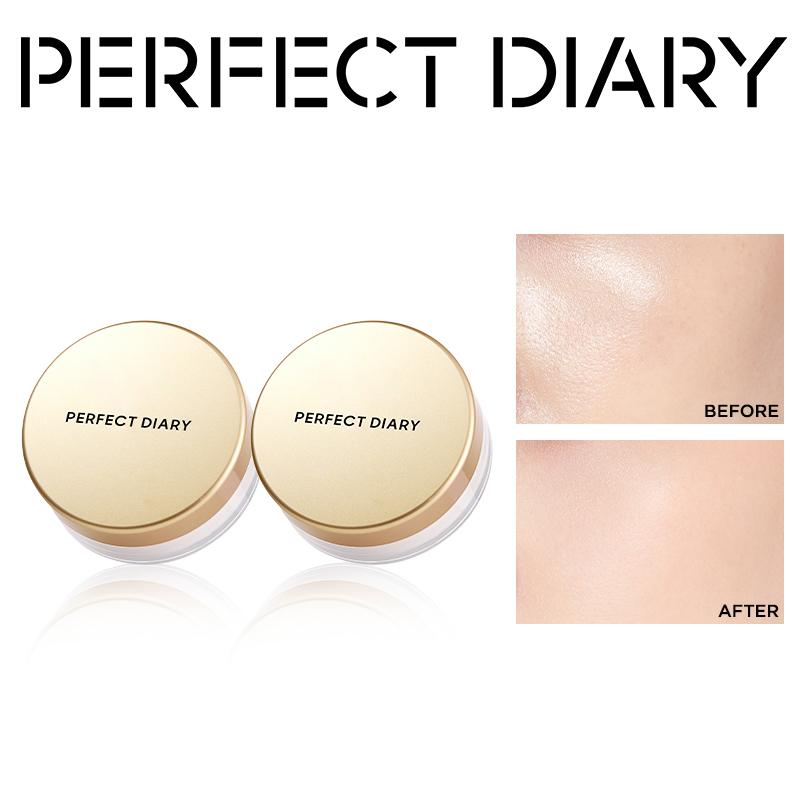   PERFECT DIARY COMBO Phấn Phủ NẮP VÀNG KIỀM DẦU MỎNG NHẸ 