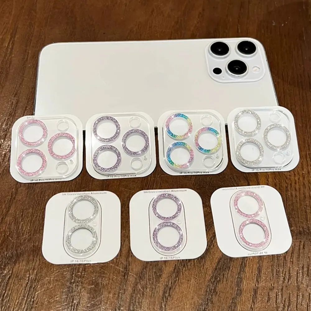 Phim Ống Kính Máy Ảnh Trong Suốt Sáng Bóng, Màu Mới, Dành Cho iPhone 16 Pro Max, 15 plus, 14, 13, 12, 11pro, Chống Sốc, Chống Trầy Xước, Chống Vỡ, Bảo Vệ Camera Sau Điện Thoại, Phát Hành Năm 2025