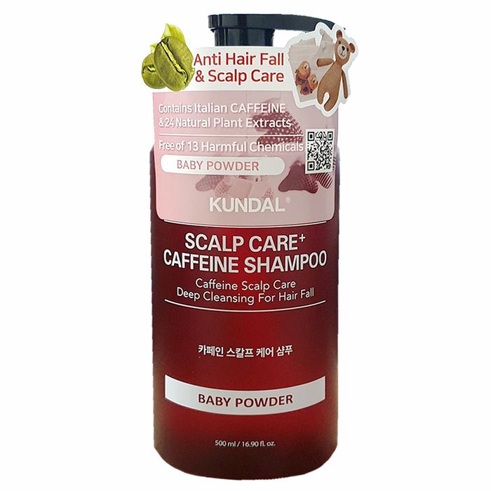 Gambar Kundal Scalp Care and Caffeine Shampoo 500ml - Baby Powder dari nihonmart Kota Administrasi Jakarta Utara 4 Tokopedia